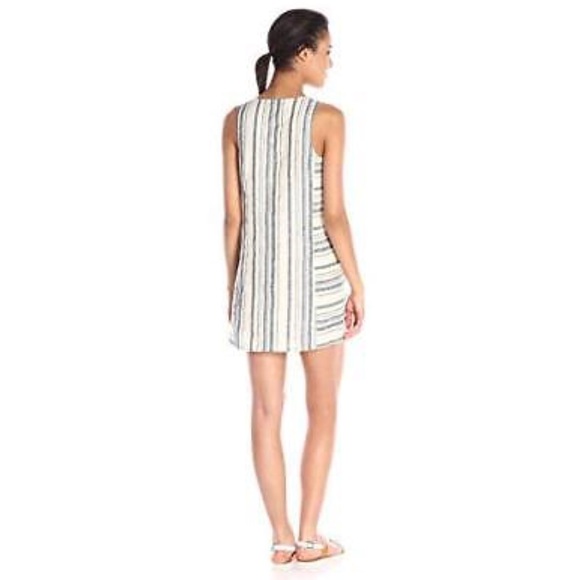 Michael Stars Striped Linen Dress Size Small - Picture 2 of 5